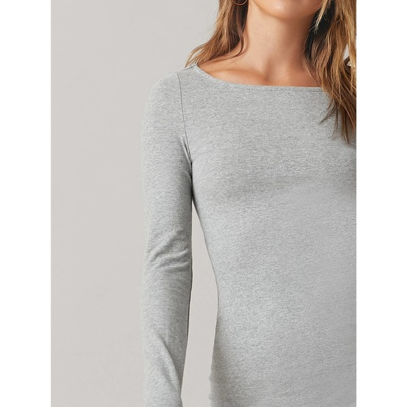 long sleeve fitted Solid Bodycon Midi Dress black - Picture 8 of 11